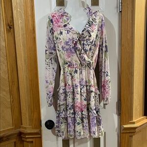 Ralph Lauren Multicolor Floral Dress New With Tags Beautiful